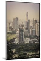 Bangkok Skyline, Including Baiyoke Tower Ii (304M) and Lumphini Park, Bangkok, Thailand-Andrew Taylor-Mounted Photographic Print