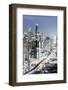 Bangkok Skyline Showing the Skytrain and Chit Lom, Sukhumvit and Ploen Chit Areas, Bangkok-Alex Robinson-Framed Photographic Print