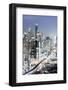 Bangkok Skyline Showing the Skytrain and Chit Lom, Sukhumvit and Ploen Chit Areas, Bangkok-Alex Robinson-Framed Photographic Print