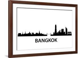 Bangkok Skyline-unkreatives-Framed Premium Giclee Print