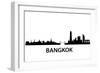 Bangkok Skyline-unkreatives-Framed Art Print