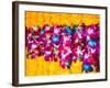 Bangkok Street Flower Market. Flowers Ready for Display at Many Places including Temples-Terry Eggers-Framed Photographic Print