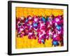 Bangkok Street Flower Market. Flowers Ready for Display at Many Places including Temples-Terry Eggers-Framed Photographic Print