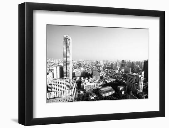 Bangkok, Thailand (Black and White Photo)-De Visu-Framed Photographic Print