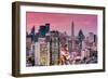 Bangkok, Thailand City Skyline.-SeanPavonePhoto-Framed Photographic Print