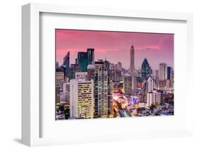 Bangkok, Thailand City Skyline.-SeanPavonePhoto-Framed Photographic Print