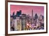 Bangkok, Thailand City Skyline.-SeanPavonePhoto-Framed Photographic Print