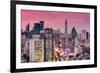 Bangkok, Thailand City Skyline.-SeanPavonePhoto-Framed Photographic Print