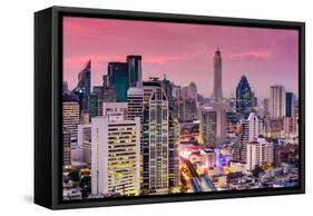 Bangkok, Thailand City Skyline.-SeanPavonePhoto-Framed Stretched Canvas