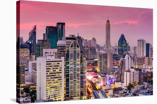 Bangkok, Thailand City Skyline.-SeanPavonePhoto-Stretched Canvas