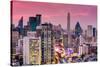 Bangkok, Thailand City Skyline.-SeanPavonePhoto-Stretched Canvas