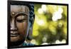 Bangkok, Thailand. Depiction of head and face of Buddha outdoor statue-Miva Stock-Framed Photographic Print