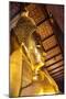 Bangkok, Thailand. Giant reclining gold Buddha statue at Wat Pho temple-Miva Stock-Mounted Photographic Print