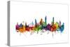 Bangkok Thailand Skyline-Michael Tompsett-Stretched Canvas