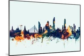 Bangkok Thailand Skyline-Michael Tompsett-Mounted Art Print