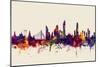 Bangkok Thailand Skyline-Michael Tompsett-Mounted Art Print