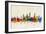 Bangkok Thailand Skyline-Michael Tompsett-Framed Art Print