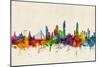 Bangkok Thailand Skyline-Michael Tompsett-Mounted Art Print