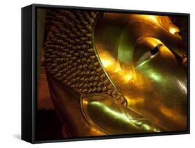 Bangkok, Thailand; the Reclining Buddha in Wat Pho-Dan Bannister-Framed Stretched Canvas