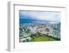 Bangkok, Thailand. Views over downtown Bangkok, Thailand.-Micah Wright-Framed Photographic Print