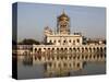 Bangla Sahib Gurdwara, New Delhi, India, Asia-null-Stretched Canvas