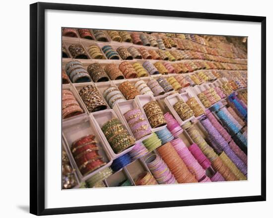 Bangles for Sale, Delhi, India-John Henry Claude Wilson-Framed Photographic Print