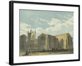 Bangor Cathedral, South East View-null-Framed Giclee Print