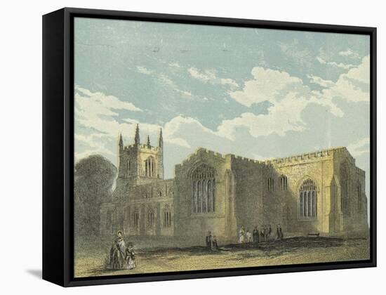 Bangor Cathedral, South East View-null-Framed Stretched Canvas