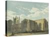 Bangor Cathedral, South East View-null-Stretched Canvas