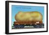 Bangor, Maine, View of the Aroostook Potatoe on a Train Trolley-Lantern Press-Framed Art Print