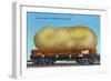 Bangor, Maine, View of the Aroostook Potatoe on a Train Trolley-Lantern Press-Framed Art Print