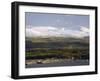 Bangor Port and Penrhyn Castle, Menai Bridge, Anglesey, North Wales, UK-Pearl Bucknall-Framed Photographic Print