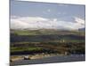 Bangor Port and Penrhyn Castle, Menai Bridge, Anglesey, North Wales, UK-Pearl Bucknall-Mounted Photographic Print
