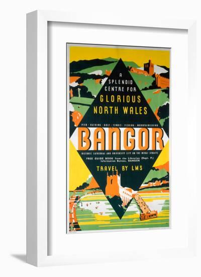 Bangor-null-Framed Art Print