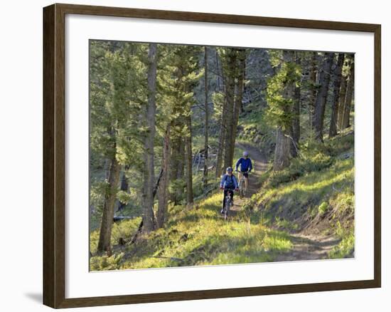 Bangtail Ridge Trail near Bozeman, Montana, USA-Chuck Haney-Framed Photographic Print