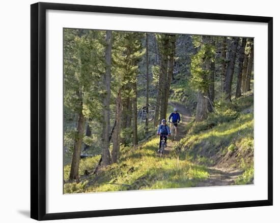 Bangtail Ridge Trail near Bozeman, Montana, USA-Chuck Haney-Framed Photographic Print