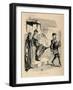 'Banishment of Suffolk',-John Leech-Framed Giclee Print