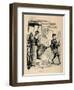 'Banishment of Suffolk',-John Leech-Framed Giclee Print