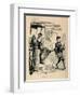 'Banishment of Suffolk',-John Leech-Framed Giclee Print