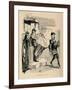 'Banishment of Suffolk',-John Leech-Framed Giclee Print