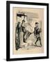 'Banishment of Suffolk',-John Leech-Framed Giclee Print