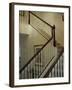 Banister Along a Staircase-null-Framed Photographic Print