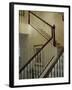 Banister Along a Staircase-null-Framed Photographic Print