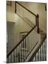 Banister Along a Staircase-null-Mounted Photographic Print