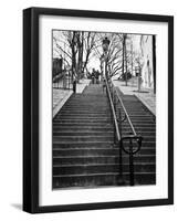 Banister view - Montmartre - Paris-Philippe Hugonnard-Framed Photographic Print