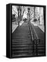 Banister view - Montmartre - Paris-Philippe Hugonnard-Framed Stretched Canvas