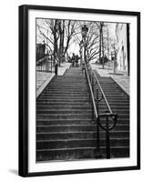 Banister view - Montmartre - Paris-Philippe Hugonnard-Framed Premium Photographic Print
