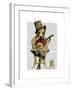 Banjo Bear-Fab Funky-Framed Art Print