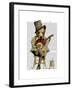 Banjo Bear-Fab Funky-Framed Art Print