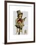 Banjo Bear-Fab Funky-Framed Art Print